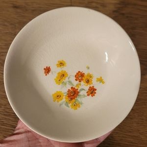 MCM Porclain Bowl Floral Soap Dish Retro